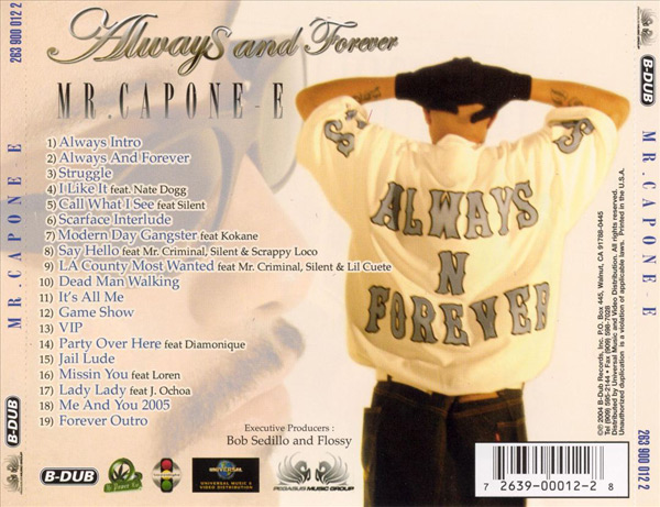 Mr. Capone-E - Always And Forever Chicano Rap